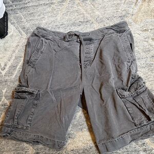 James Perse mens Gray Cargo Shorts